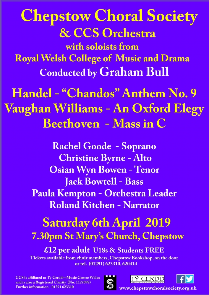 <br />
<b>Notice</b>:  Undefined offset: 3 in <b>/var/www/vhosts/chepstowchoralsociety.org.uk/httpdocs/includes/events.php</b> on line <b>56</b><br />
Spring Concert April 2019