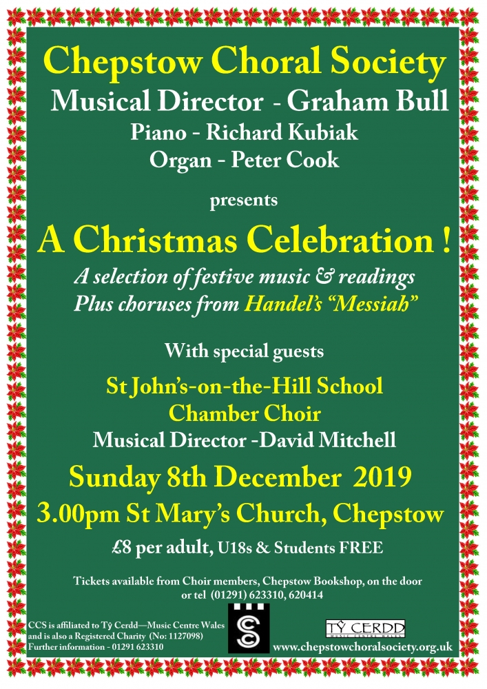 <br />
<b>Notice</b>:  Undefined offset: 3 in <b>/var/www/vhosts/chepstowchoralsociety.org.uk/httpdocs/includes/events.php</b> on line <b>56</b><br />
Christmas Concert 2019